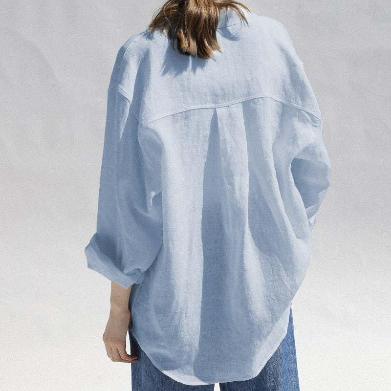 Pure Linen Shirt Women's