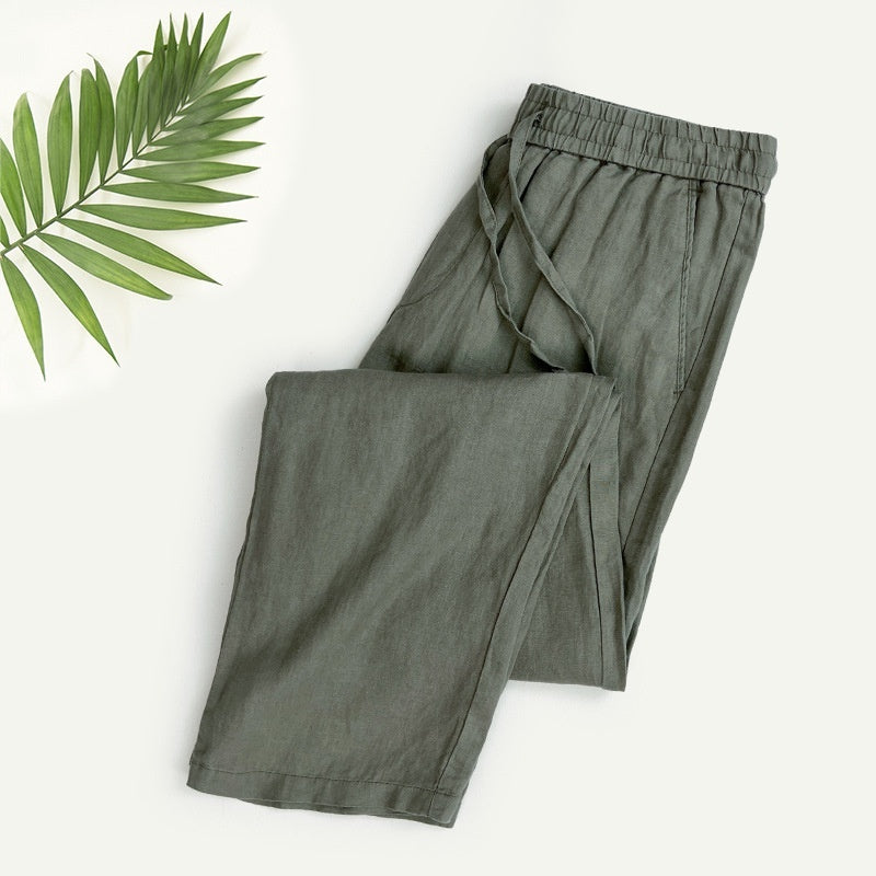Pure Linen Pants  Men's