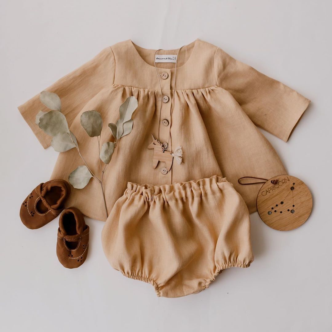 Pure Linen Cardigan Children
