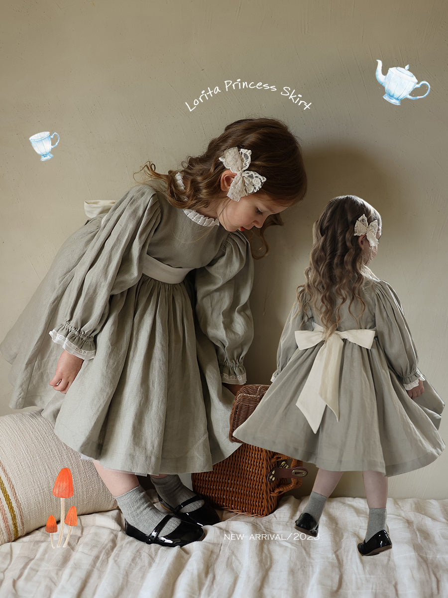 Pure Linen Dress Children