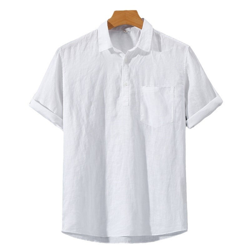 Pure Linen Shirt Mens