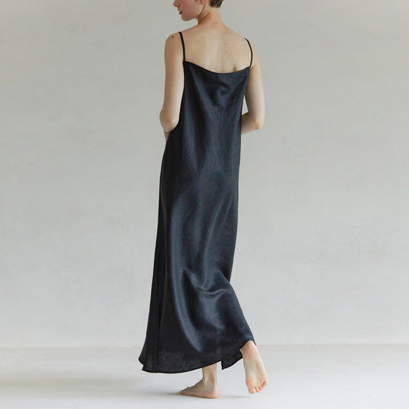 Pure Linen Sling Dress