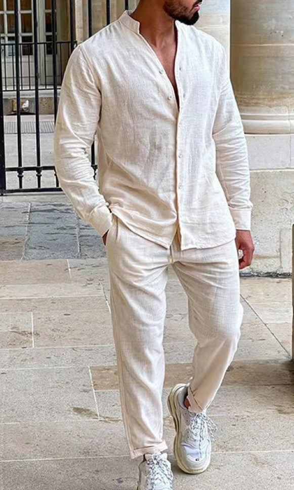 Pure Linen  Lounge Suit Men's