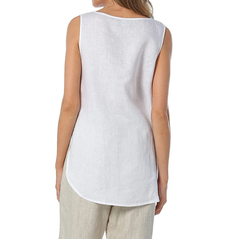 Pure Linen Singlet Women's