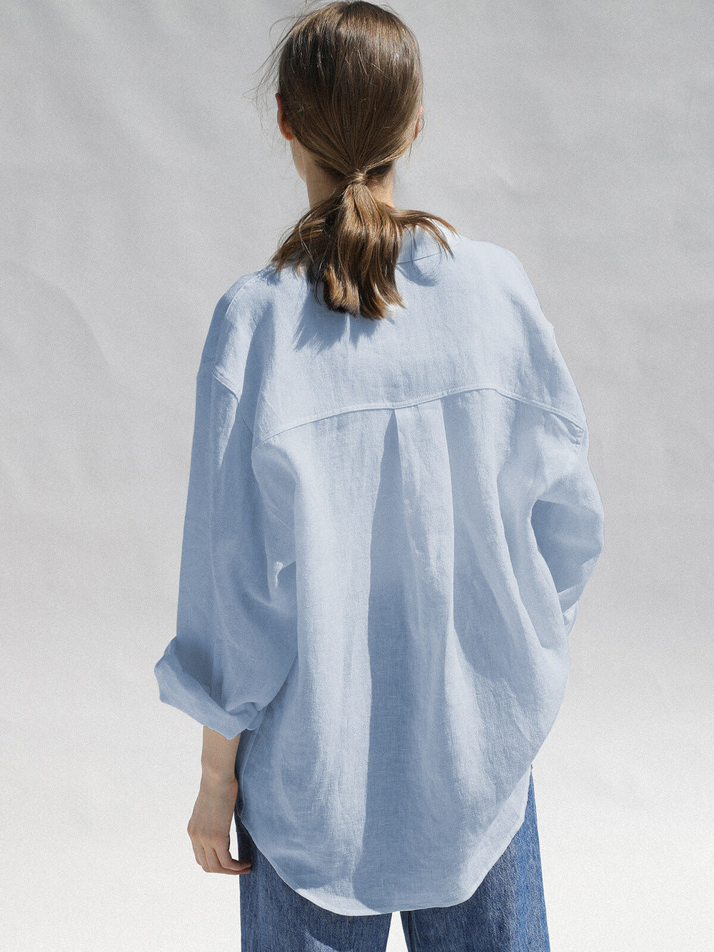 Pure Linen Shirt Women's