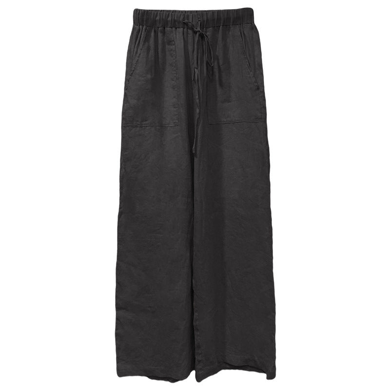 Pure Linen Pants Women's