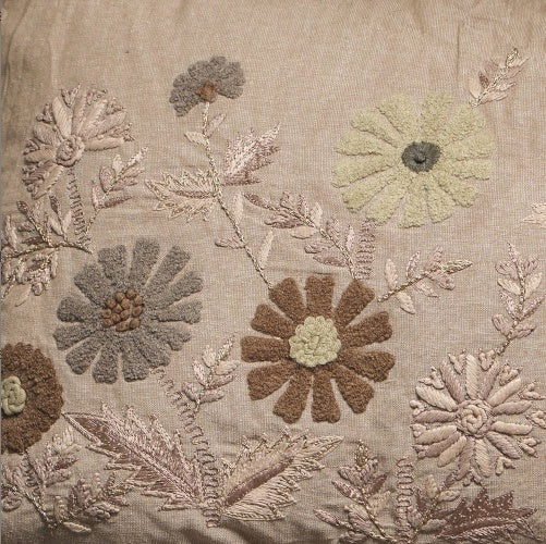 LINEN EMBROIDERY CUSHION
