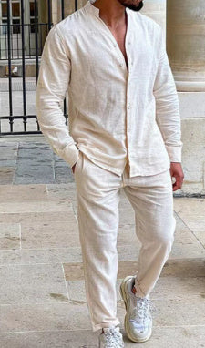 Pure Linen  Lounge Suit Men's