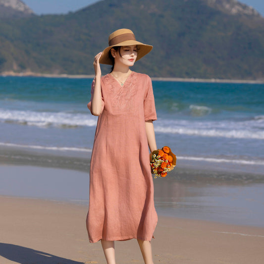 Pure Linen  Dress