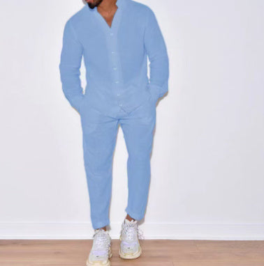 Pure Linen  Lounge Suit Men's