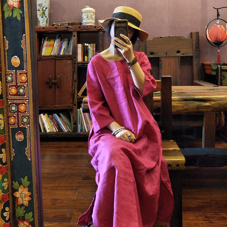 Pure Linen Robe