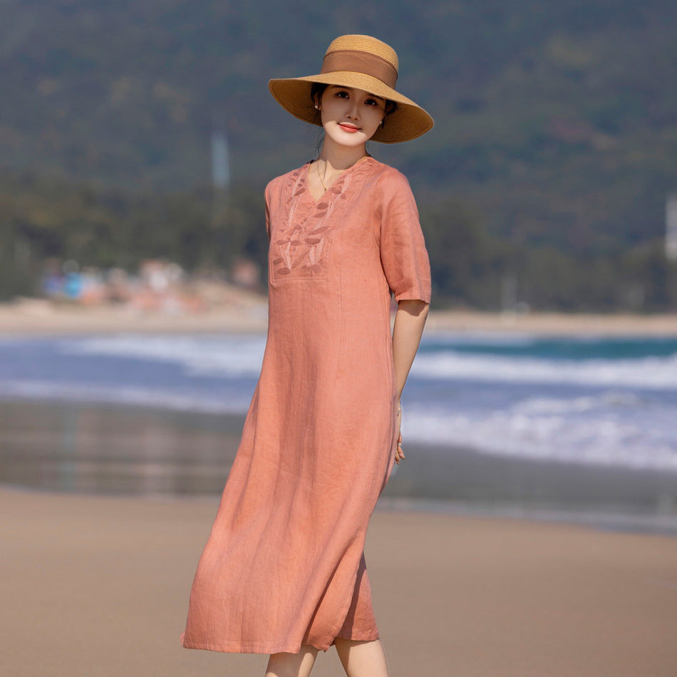 Pure Linen  Dress