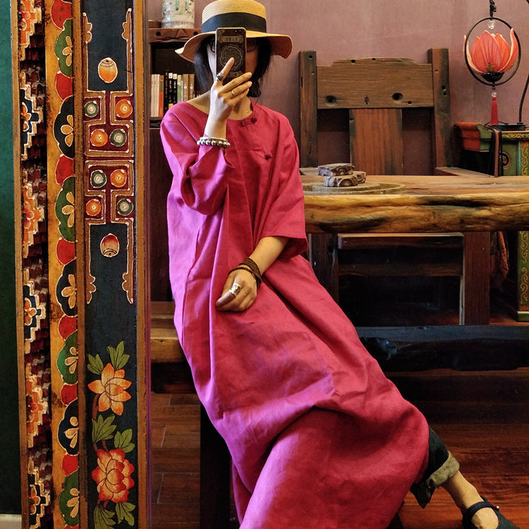 Pure Linen Robe