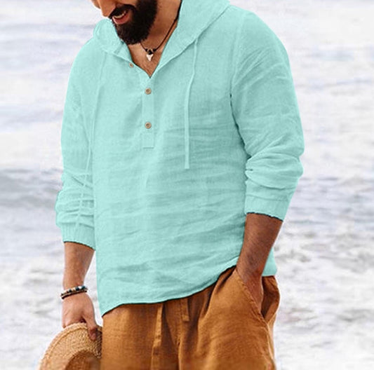 Pure Linen Shirt Men's