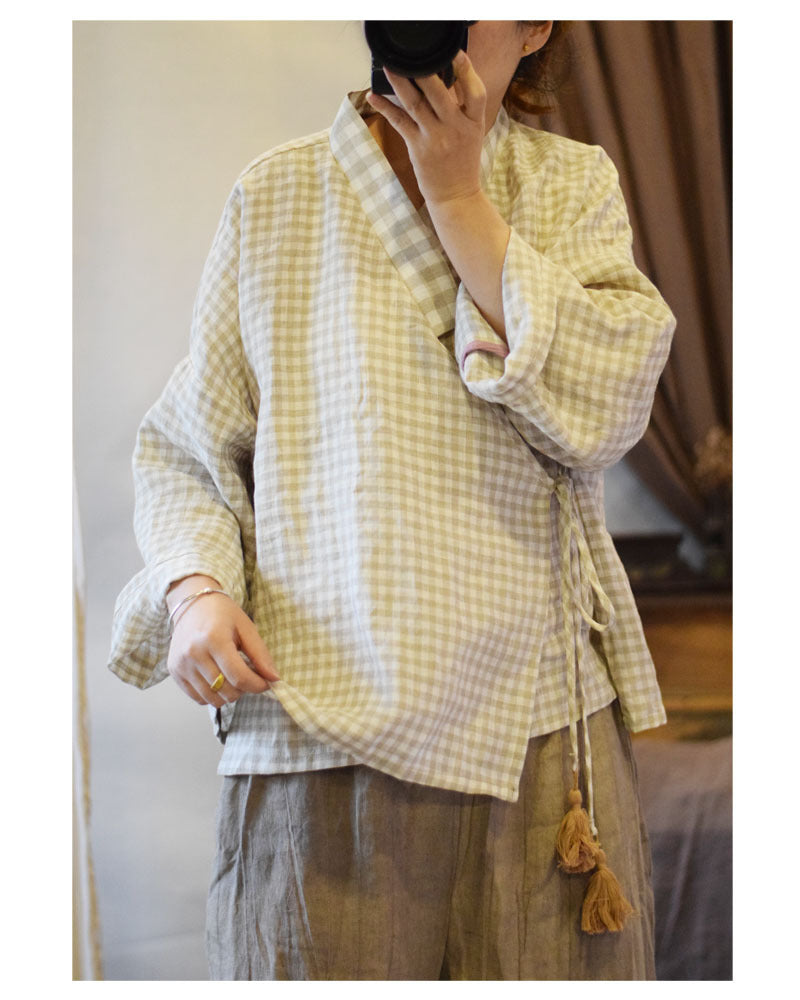 Pure Linen Shirt Women's