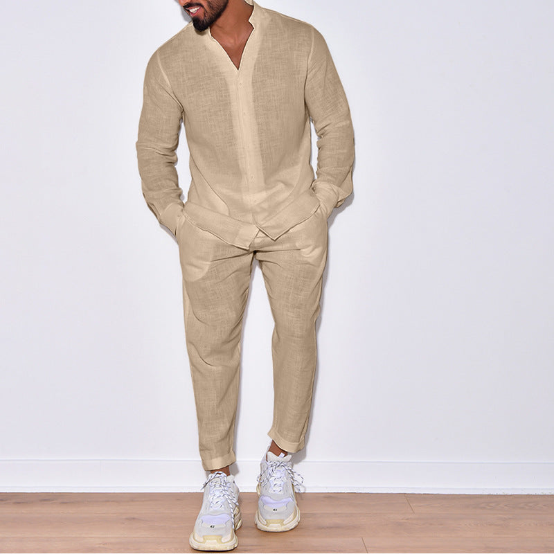 Pure Linen  Lounge Suit Men's