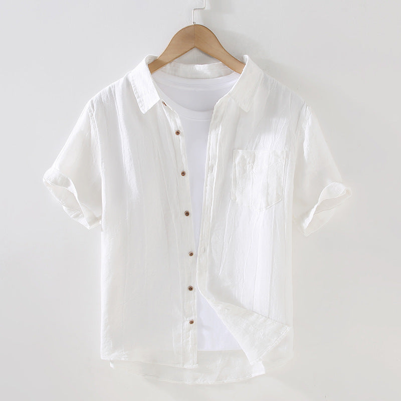 Pure Linen Shirt Men's