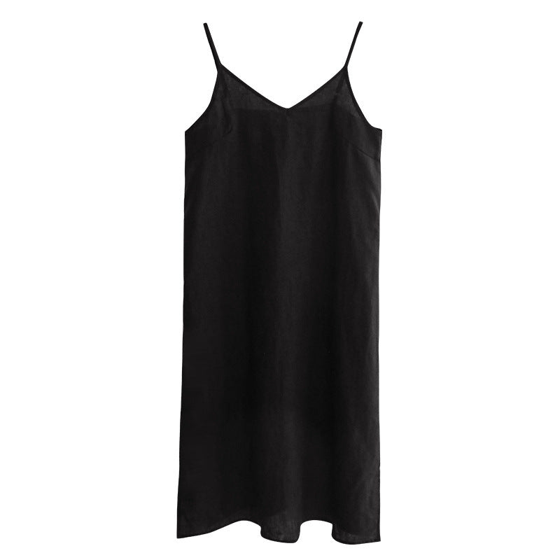 Pure Linen Slip Dress