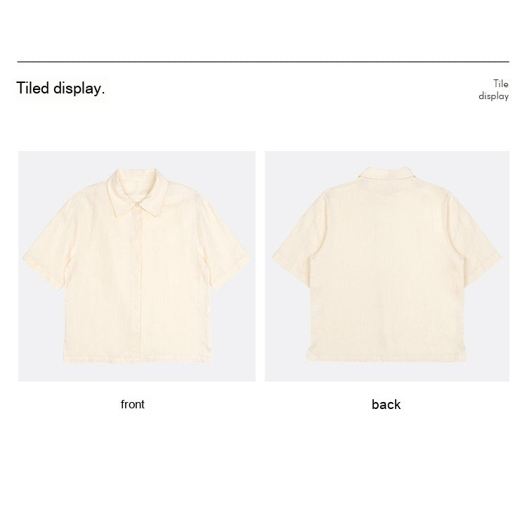 Pure Linen Shirt Women's