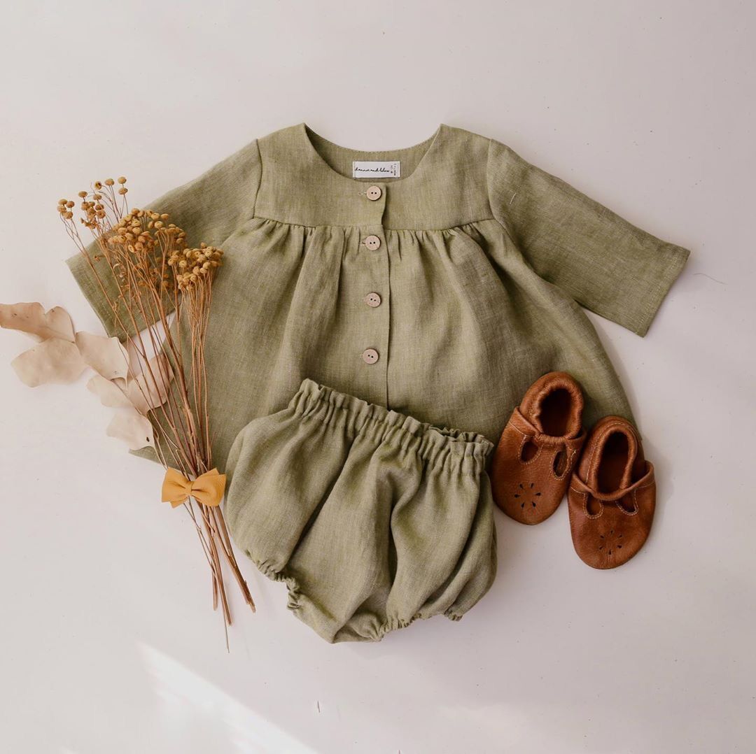 Pure Linen Cardigan Children