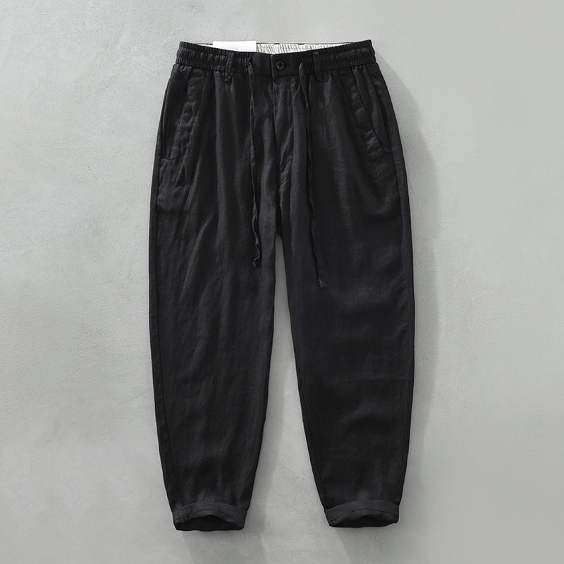 Pure Linen Casual Pants