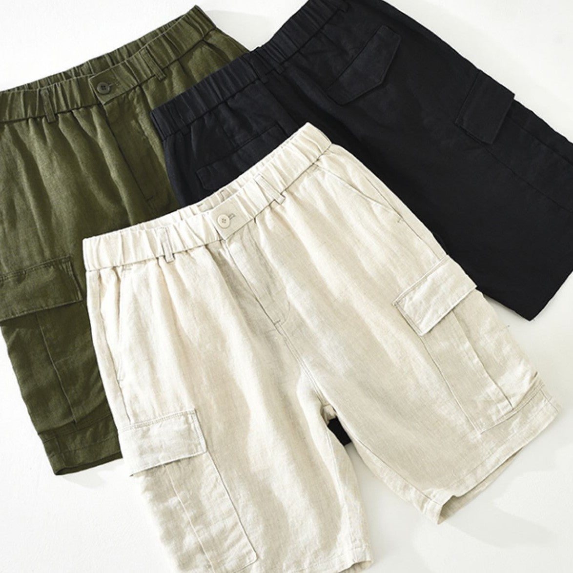 Pure Linen Shorts Men's
