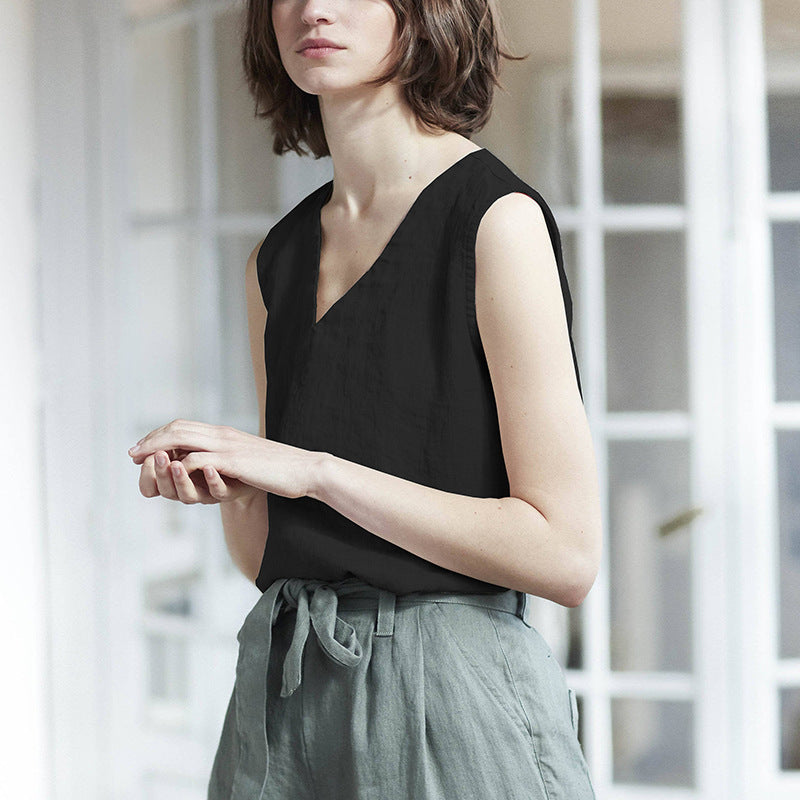 Pure Linen Singlet Women's