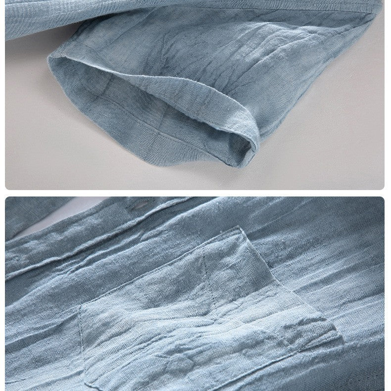 Pure Linen Shirt Men's